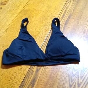 Andie Womens Bikini BLACK MEDIUM Swim Top TRIANGLE BELMAR NEW Beach
